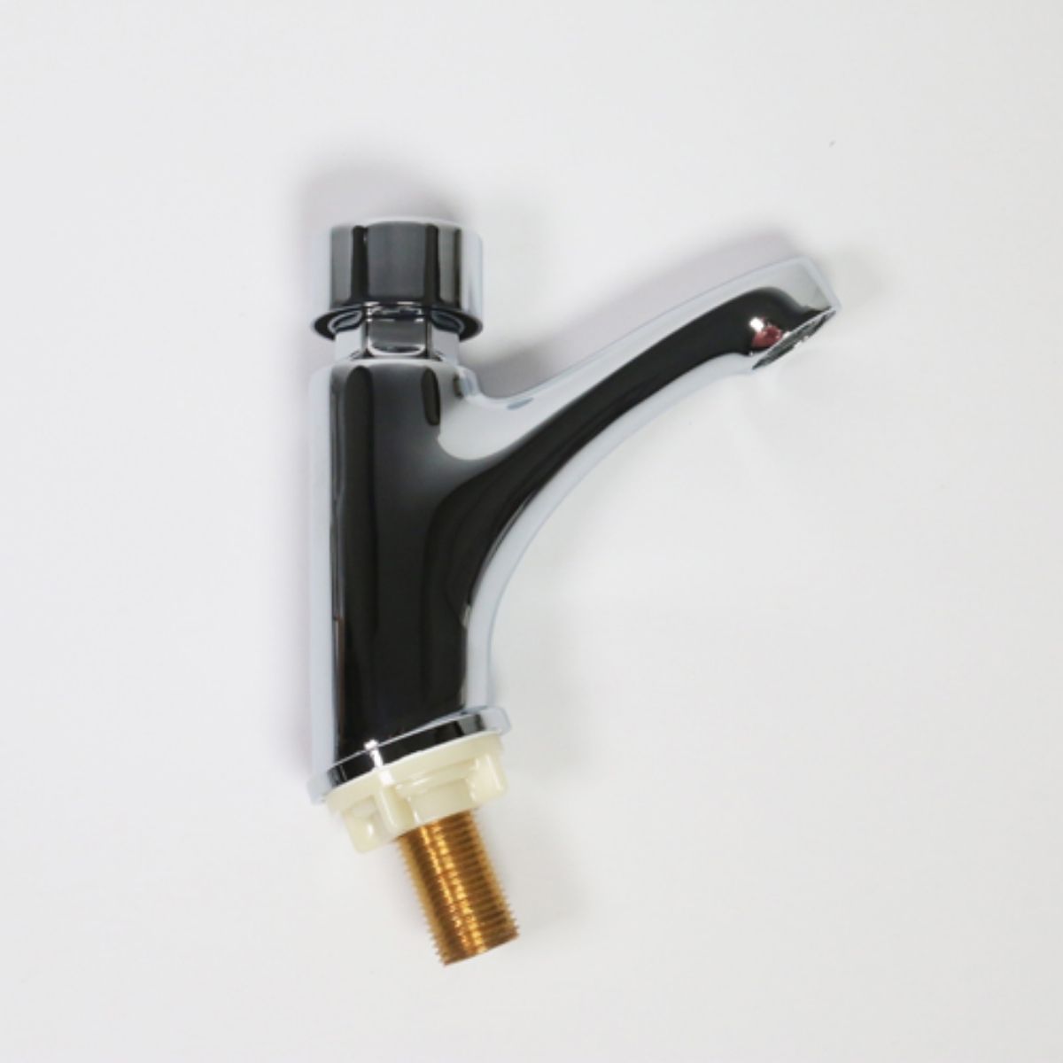 Grifo colectivo temporizado de bronce cromado de lavabo con 90 % de ahorro agua