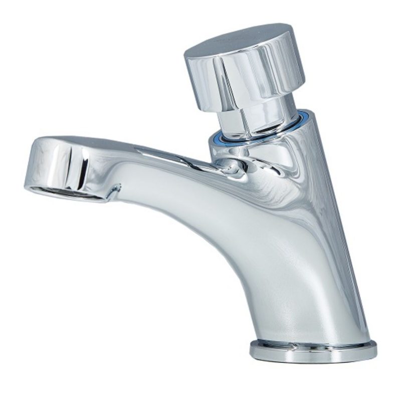 Grifo colectivo temporizado de bronce cromado de lavabo con 90 % de ahorro agua