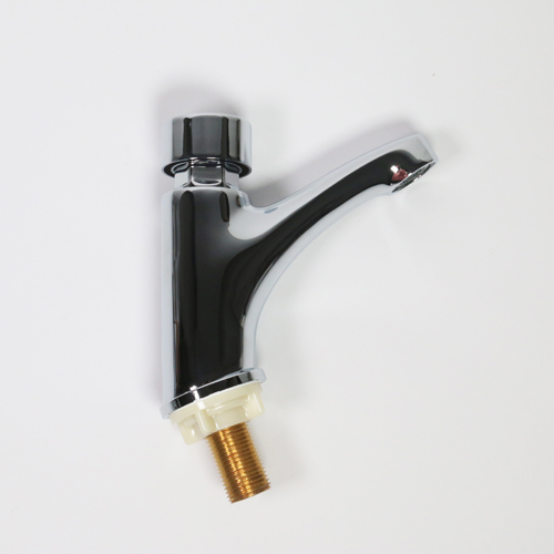 Grifo colectivo temporizado de bronce cromado de lavabo con 90 % de ahorro agua